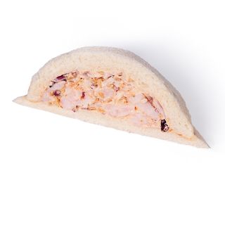 Tramezzino gamberi, carciofi e maionese