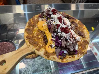 Berliner lahmacun steak de ternera