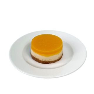 Wegański sernik z musem brzoskwiniowym