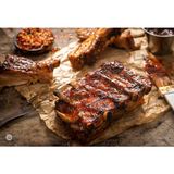 Свински ребра с билков сос (300г)