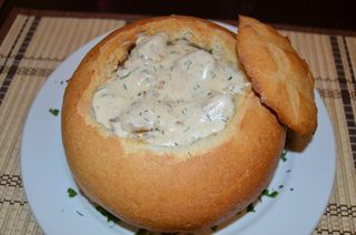 Piept de pui cu sos dulce si verdeata