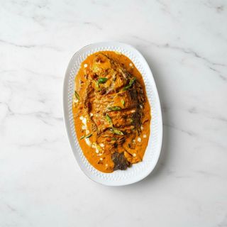 Coconut Creamed Tilapia