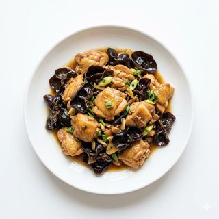Pollo Con Oreja De Madera