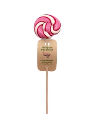 Lizak Z Ksylitolu Malinowy 20g