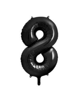 Cyferka 8 z helem ( czarna )