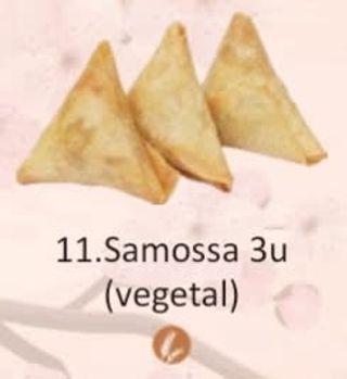 11. Samossa Vegetal (8 Uds.)