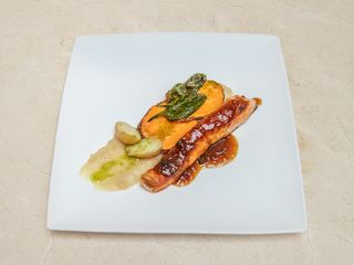 Salmón Con Salsa Teriyaki