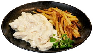 Пилешки жулиени със сос 4 сирена (350г)