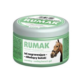 Gel pentru cai, cu efect de incalzire - racire, Rumak, 250g