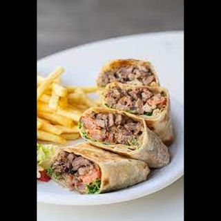 Arabic Shawarma With Chips