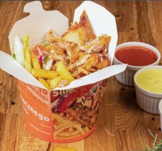 Kebab Box z frytkami