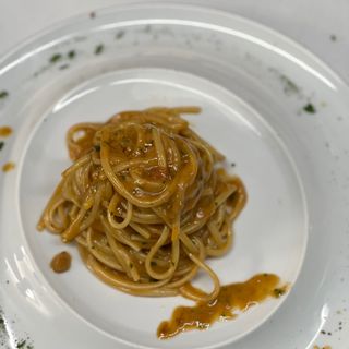 Linguine con riccio ed erba di mare