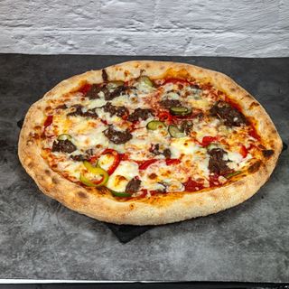 Пица Beef Bomb (29см, 600кал, 38гр протеин)
