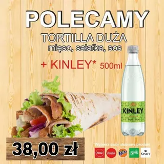 Tortilla (Duży) + Napój 