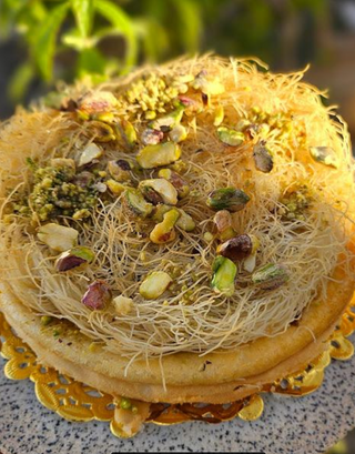 Tarta De Queso Baklawa Y Pistacho