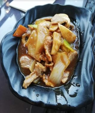 T80. Vaca com Cogumelos e Arroz