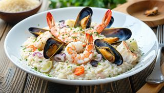 Ризото с морски дарове