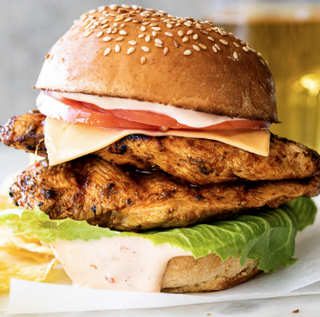 Classic Chargrilled Chicken Fillet Burger