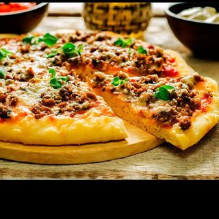 Pizza Ternera( carne picada)( 36cm )