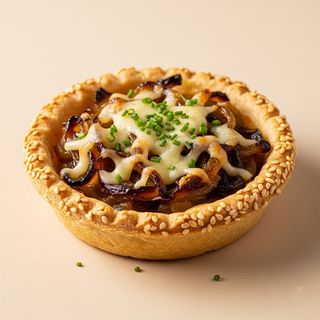 Tarta con cipolla + formaggio