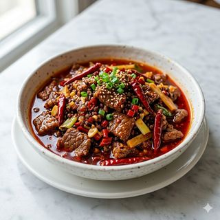 115.Ternera Sichuan (Picante)