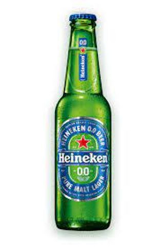 Heineken 0'0 alcohol botella cristal  33cl