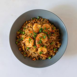 Yakimeshi  langostinos