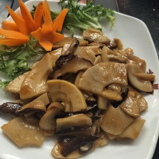 176 Funghi e bambù stufati