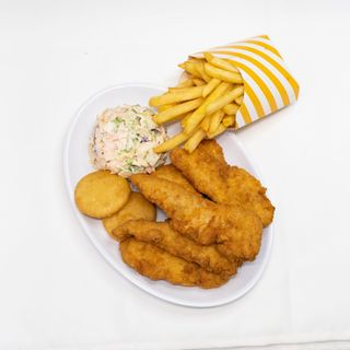 Tiras de Frango Panadas