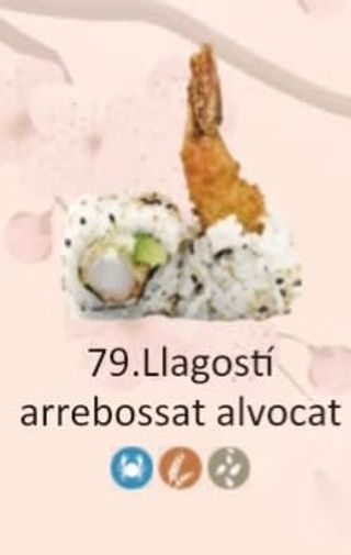 79. Llagostí Arrebossat Alvocat (8 Uds.)