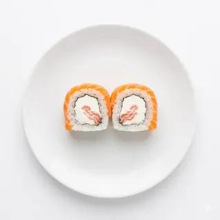 Roll De Salmón Con Queso (8 Pzs.)