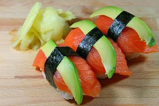 Nigiri saumon avocat