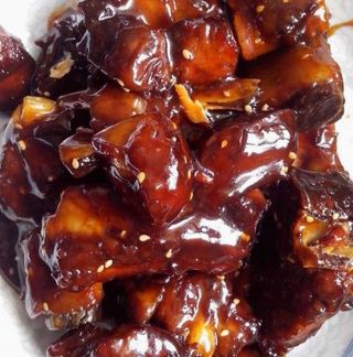 A11. Costillas Con Salsa De Barbacoa