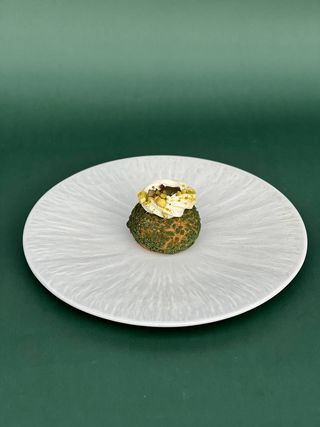 Choux crema de fistic