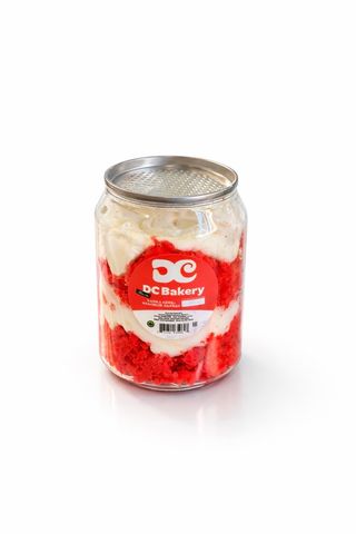 Банка кейк Красный бархат