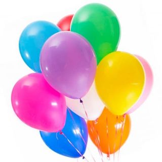9 гелієвих кульок мікс