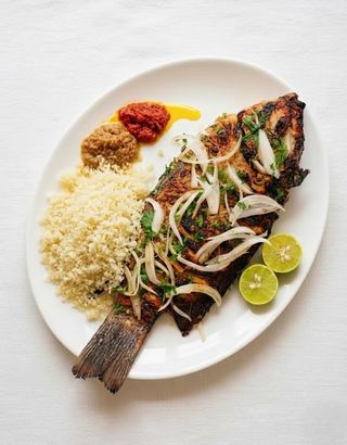 Carpe Braisée & Attiéké