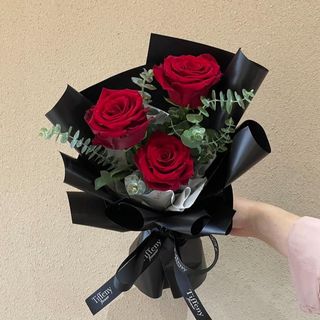 Bouquet de 3 roses 