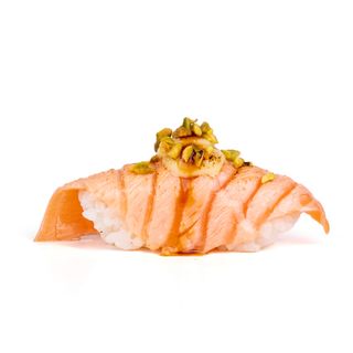 DY197. Nigiri salmon flambé 2 pezzi