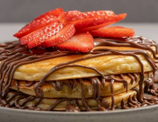 Pancakes Nutella Y Fresas ¡Homemade!