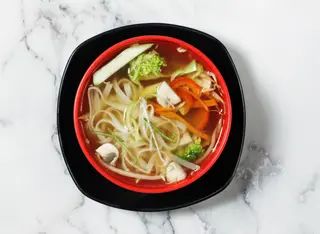 Noodle soup s povrćem
