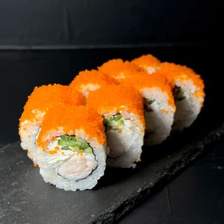 Каліфорнія з креветкою у Тобіко (280г)