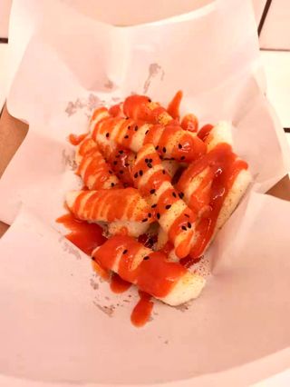 Gnochi di riso fritti