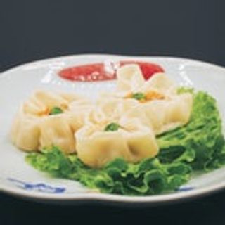 9. Ravioli di gamberi a vapore 4 pezzi