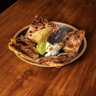 Three-Cheese Quesadilla