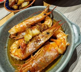 Camarão Frito com Gengibre