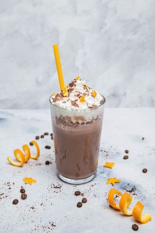 Orange hot chocolate