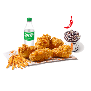 Menu Completo 8 Alitas Picantes Crujientes