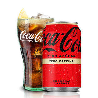 Coca-Cola Zero Azúcar Zero Cafeína lata 330ml.