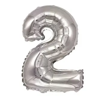 Balon cifra 2